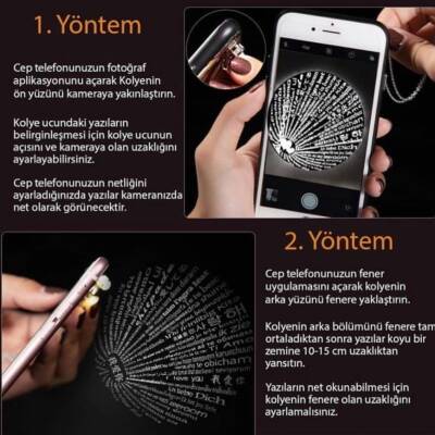 100 Dilde Seni Seviyorum Yazılı Kolye - 4