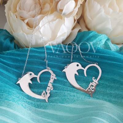 925 Ayar Gümüş İsim Yazılı Yunus Kolye - 4