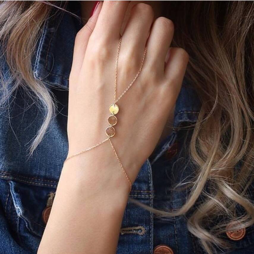 925 Ayar Gümüş Şahmeran Bileklik - 1