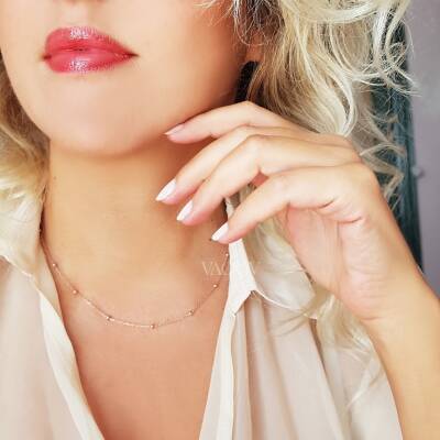 925 Ayar Gümüş Toplu Zincir - 1