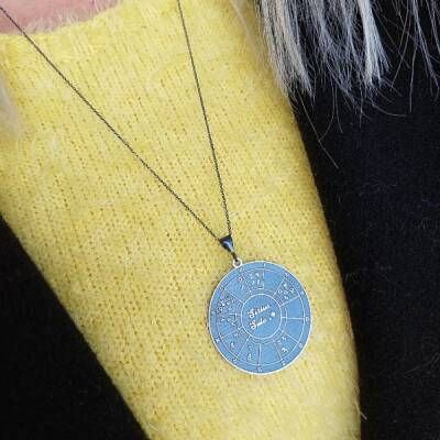 Doğum Haritası Kolye - 3