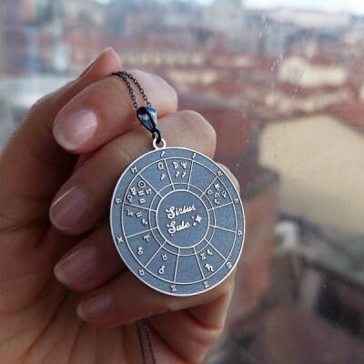Doğum Haritası Kolye - 4