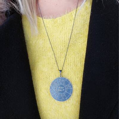 Doğum Haritası Kolye - 5