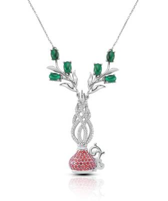 Gümüş Kandil Kolye