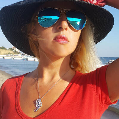 Gümüş Yunus Balığı Kolye - 2