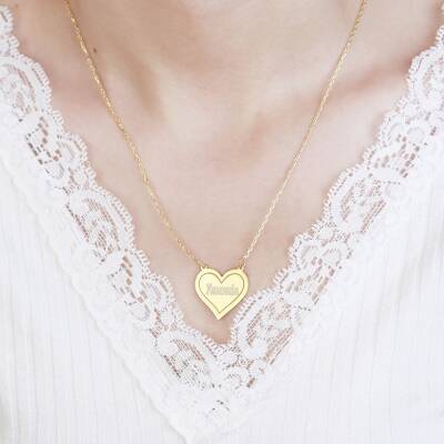 Kalpli Plaka Kolye - 1