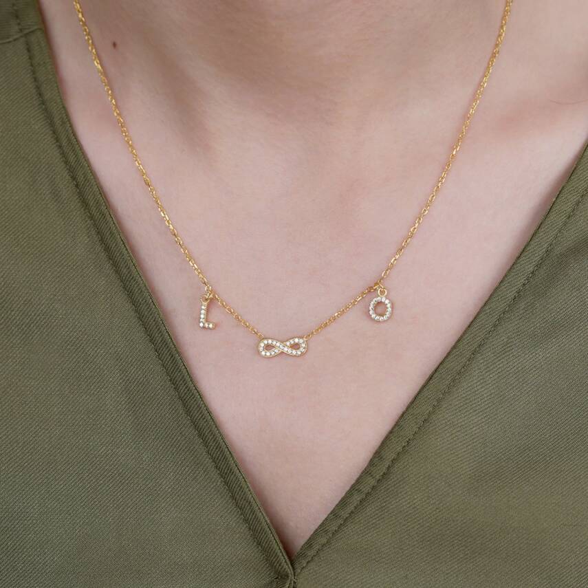 Sonsuzluk Harf Kolye - 1