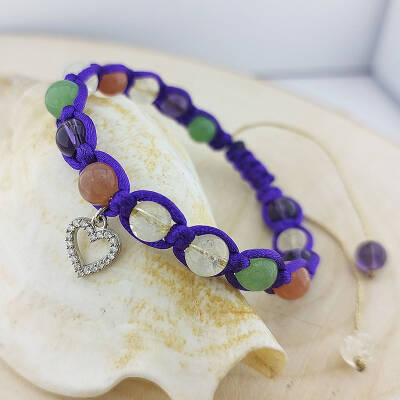 Vaoov 925 Ayar Gümüş Doğal Taşlı Zenginlik Bilekliği - 3