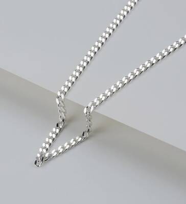 Vaoov 925 Ayar Gümüş Gurmet Zincir Kolye - 2