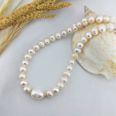 Vaoov 925 Ayar Gümüş İnci Kolye - 4