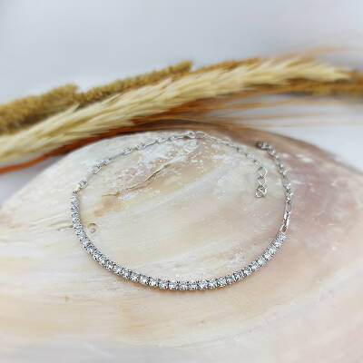 Vaoov 925 Ayar Gümüş Su Yolu Bileklik - 2