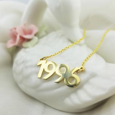 Vaoov 925 Ayar Gümüş Tarih Kolye - 1