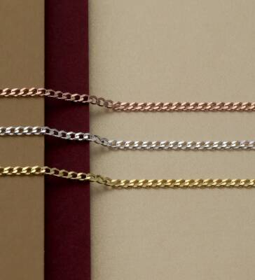 Vaoov 925 Ayar Gümüş Zincir Kolye - 3