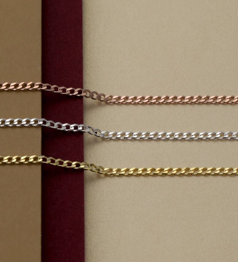 Vaoov 925 Ayar Gümüş Zincir Kolye - 3