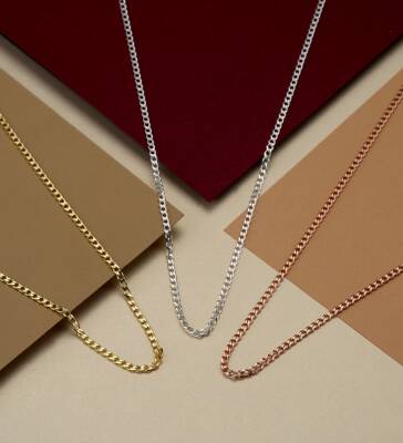 Vaoov 925 Ayar Gümüş Zincir Kolye - 4