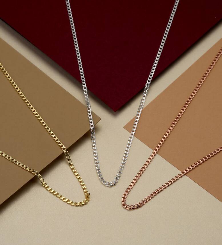 Vaoov 925 Ayar Gümüş Zincir Kolye - 4