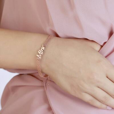 Zincir Örme Retro Bileklik  - 6