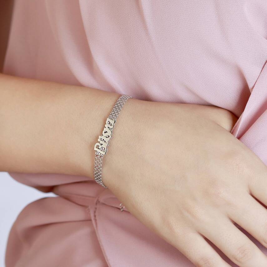 Zincir Örme Retro Bileklik  - 7