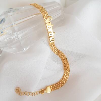 Zincir Örme Retro Bileklik  - 9