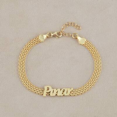 Zincir Örme Retro Bileklik  - 10