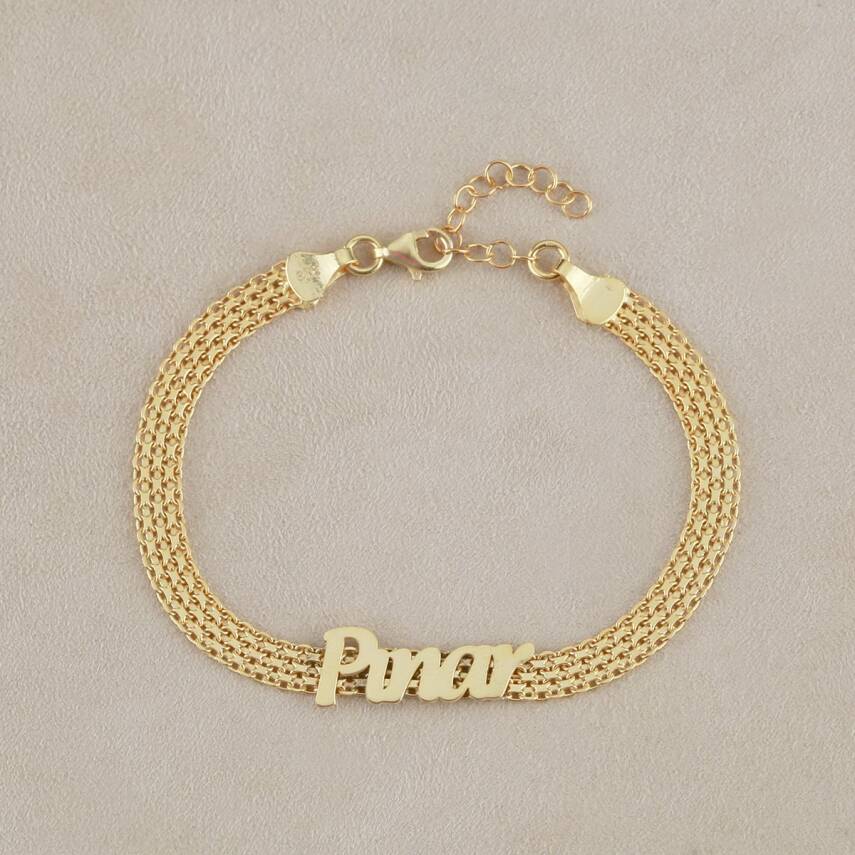 Zincir Örme Retro Bileklik  - 10